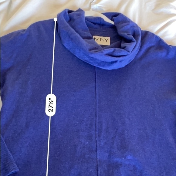 Marc New York Performance Blue Fleece Tunic Thermal/Sweatshirt Top Medium EUC - Picture 11 of 11